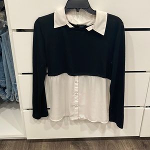 Black and white top